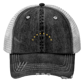 Discover Golden Star Arch Design Trucker Hats