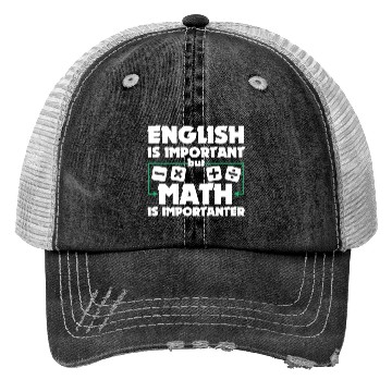 Discover Funny Math Art Student Pun Mathematics Lovers Pun Trucker Hats