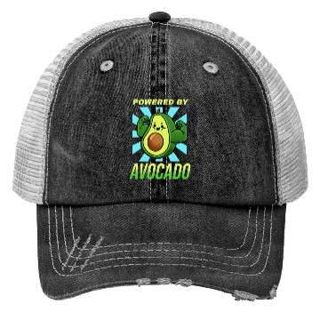 Discover Powered By Avocado For Avocado Lover Trucker Hats