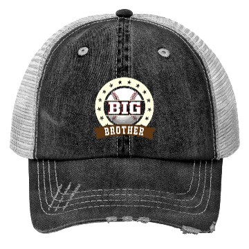 Discover Big Brother Baseball Son Baseball Fan Trucker Hats