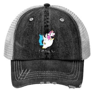 Discover I Am Fabulous Unicorn Trucker Hats