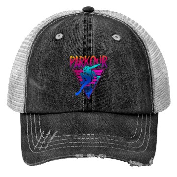 Discover Parkour Free Running Traceur 80S Trucker Hats