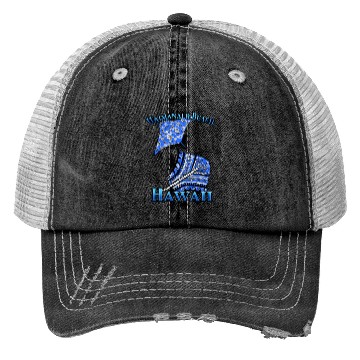 Discover Waimanalo Beach Vacation Tribal Stingrays Trucker Hats