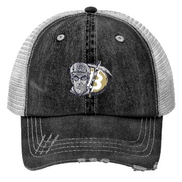 Discover Funny Bitcoin Crypto Blockchain Btc Fun Lovers Trucker Hats
