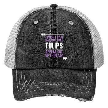 Discover Tulip Garden Gardening Trucker Hats