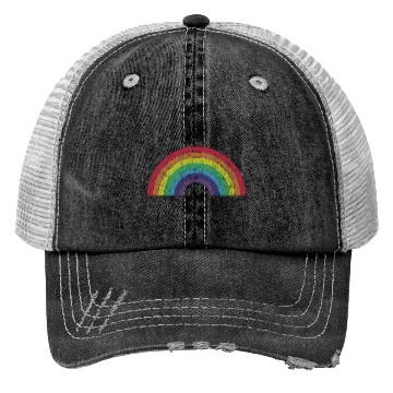Discover Rainbow Pride Vintage Trucker Hats Design