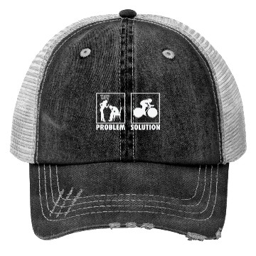 Discover Cycling Cyclist Statement Problem Solution. Trucker Hats