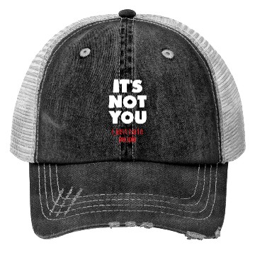 Discover I hate people (dark) Trucker Hats