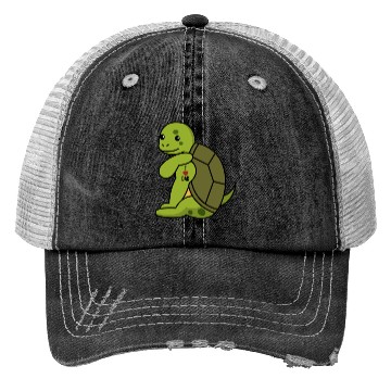Discover I Love Dad Turtle Trucker Hats