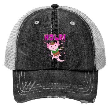 Discover Hola Cute Axolotl - 15 Trucker Hats