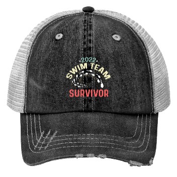 Discover Swim Team Survivor Pediatrician Gift Trucker Hats