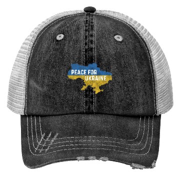 Discover Peace for Ukraine Peacemaker Gift Trucker Hats