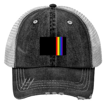 Discover Rainbow Pride LGBT Stripe Trucker Hats