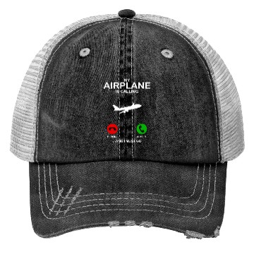 Discover airplane Trucker Hats