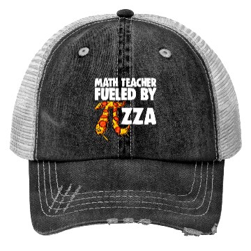 Discover Math Teacher Fueled By Pizza Trucker Hats