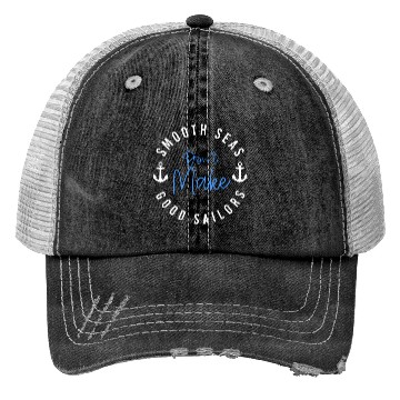 Discover Sailing Ship Captain Sea Trucker Hats