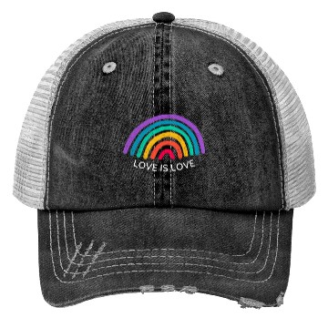 Discover Love is Love Trucker Hats