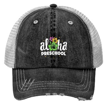 Discover Aloha Preschool Pre-K Teacher First Day Back to Trucker Hats