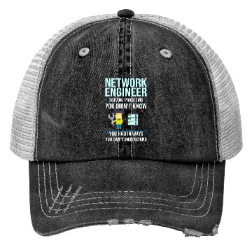 Discover Network Engineer Director Computer Engineering Trucker Hats