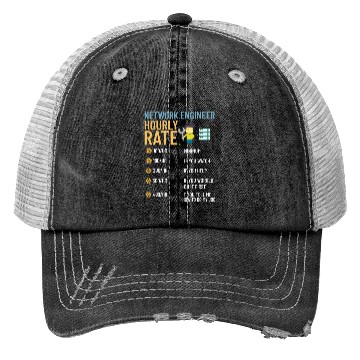 Discover Network Engineer Director Computer Engineering Trucker Hats