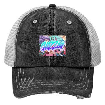 Discover GliZZey Anime Trucker Hats