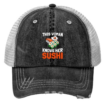 Discover Sushi Trucker Hats