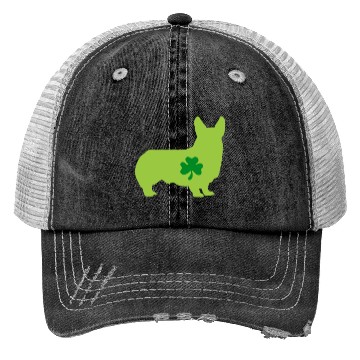 Discover Corgi St. Patrick's Day Trucker Hats