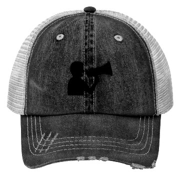 Discover megaphone propaganda man angry Trucker Hats