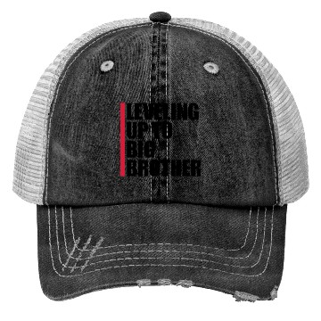 Discover Leveling up big brother Trucker Hats