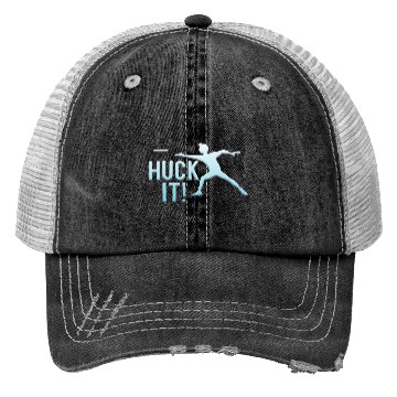 Discover Huck It Trucker Hats Ultimate Frisbee Flying Disc Golf