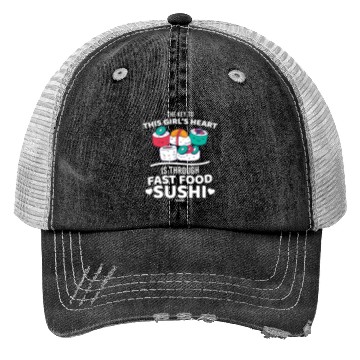 Discover sushi Trucker Hats