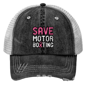 Discover Save Motor Boating - Beat Breast Cancer Trucker Hats