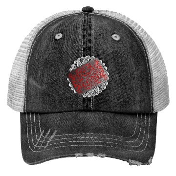 Discover Red Playing Card Deck Trucker Hats