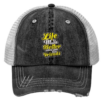 Discover Friends Love Family Trucker Hats
