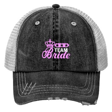 Discover Bachelorette Team Bride Wedding bachelorette party Trucker Hats