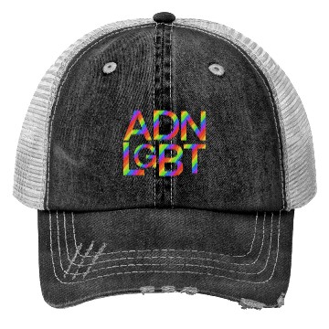 Discover ADN LGBT - flag Pride lgbt community Trucker Hats