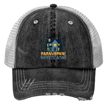 Discover Ghost Hunting Paranormal Investigator Trucker Hats