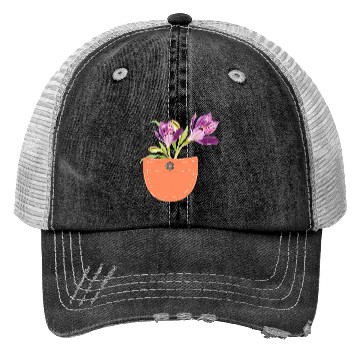 Discover Stylish Pocket Flower Gardening Trucker Hats