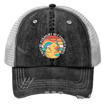 Discover LGBTQ Duck I May Be Straight But I Don't Hate Trucker Hats