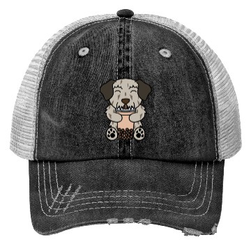Discover Boba Bubble Tea Irish Wolfhound Trucker Hats