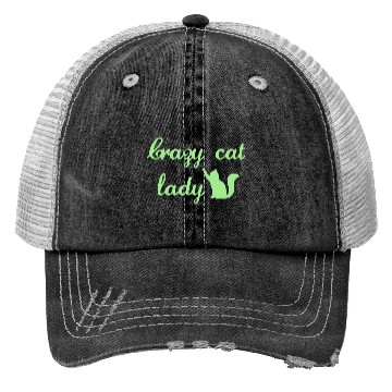 Discover Crazy Cats LOVER Lady Trucker Hats