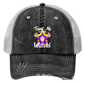 Discover Magician Illusion Wand Magic Hat Trucker Hats