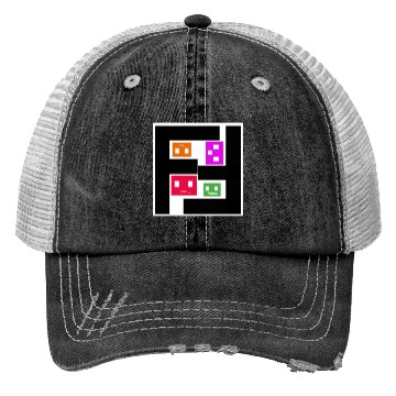 Discover Geometric Cubes In Game - multi-sided cubes Trucker Hats