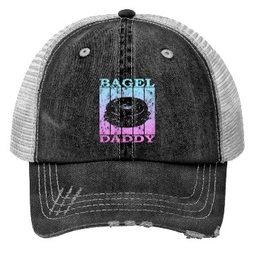 Discover bagel dad 4 Trucker Hats