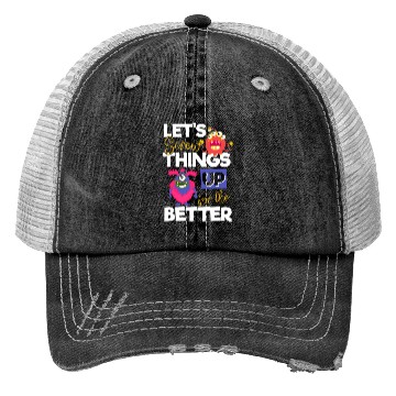Discover Monster Comic Little Sister Trucker Hats