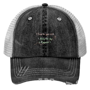 Discover how to get rich in 2 steps Trucker Hats