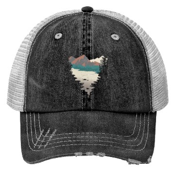 Discover Mountain Hiking Trucker Hats
