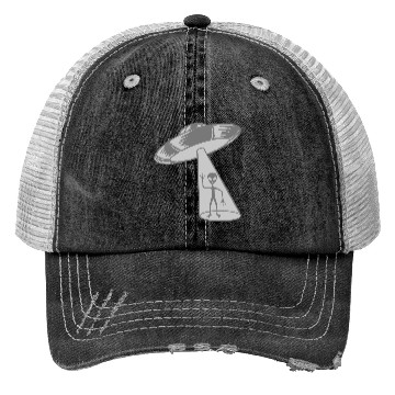 Discover UFO alien waves friendly Trucker Hats