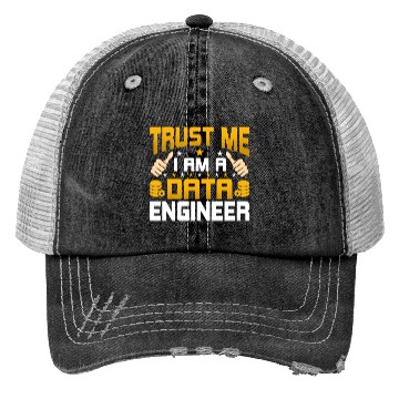 Discover I'm a Data Engineering - Funny Data Engineering Trucker Hats
