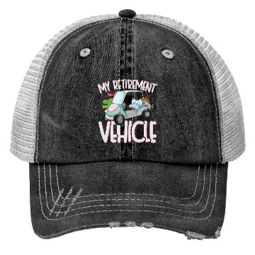 Discover Retirement vehicle Trucker Hats